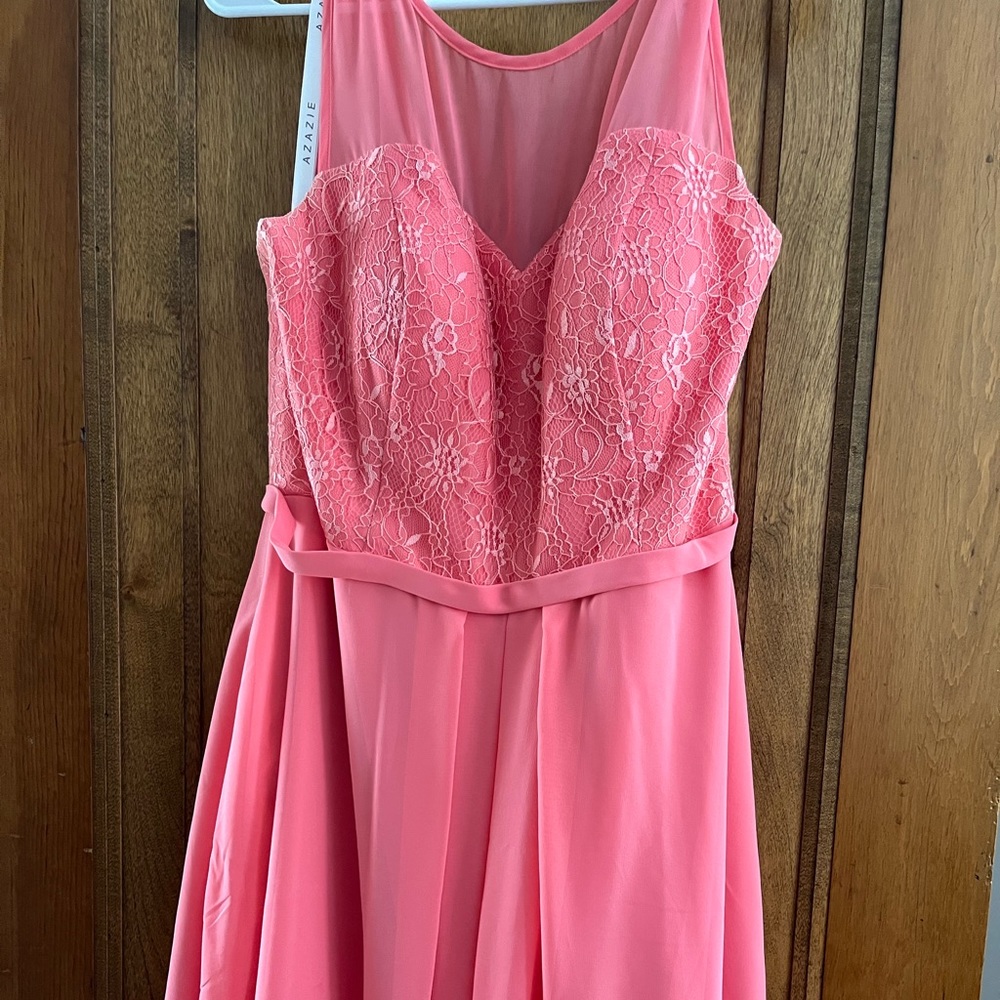 Azazie Willow in Watermelon size 14